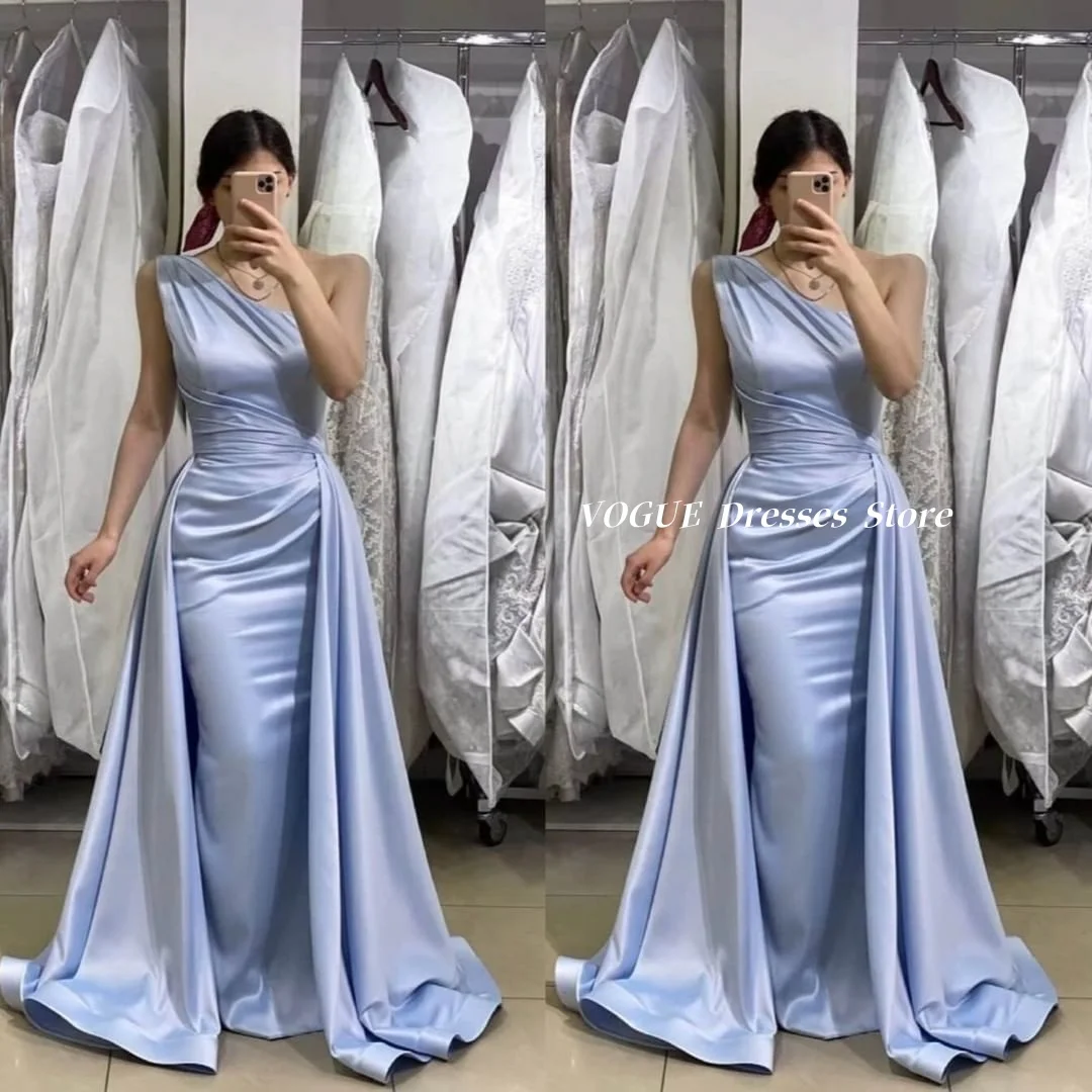 

Mermaid Prom Dresses for Women with Tail One Shoulder Satin Evening Party Dresses 2025 فساتين للمناسبات الخاصة Customized