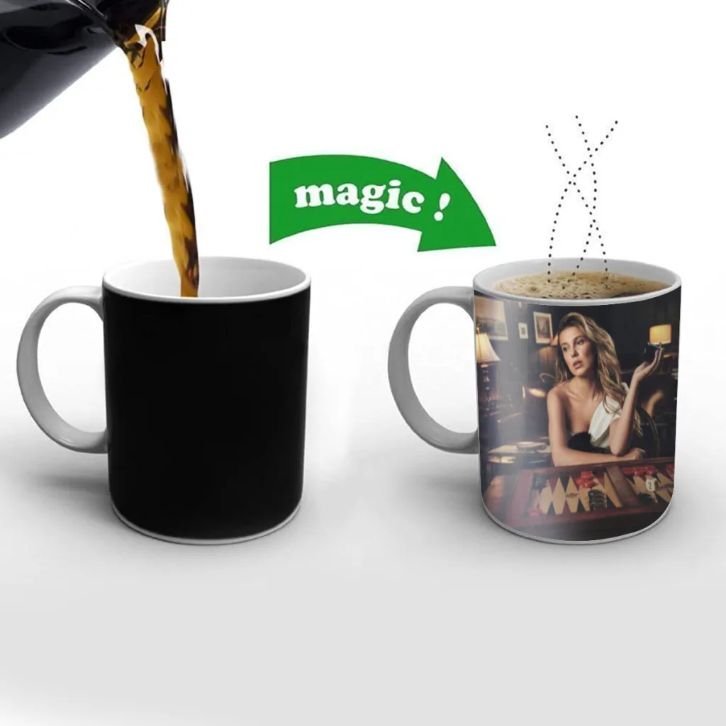 Customize-Millie-Bobby-Brown-One Piece Coffee Mugs And Mug Creative Color Change Tea Cup Ceramic Milk Cups Novelty Gifts