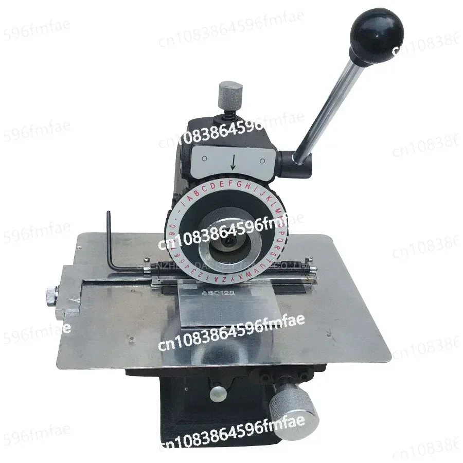 Manual Nameplate Marking Machine Semi-automatic Pneumatic Marking Machine Card Embossing Nameplate Machine Tool Plotter