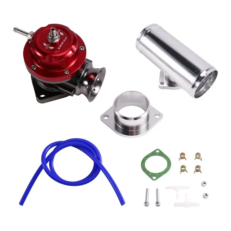 Ac29-Type-RS Turbo Blow Off Valve Adjustable 25Psi BOV With 63Mm Flange Pipe For GD-RS FV RZ Blow Off Valve Adapter Black