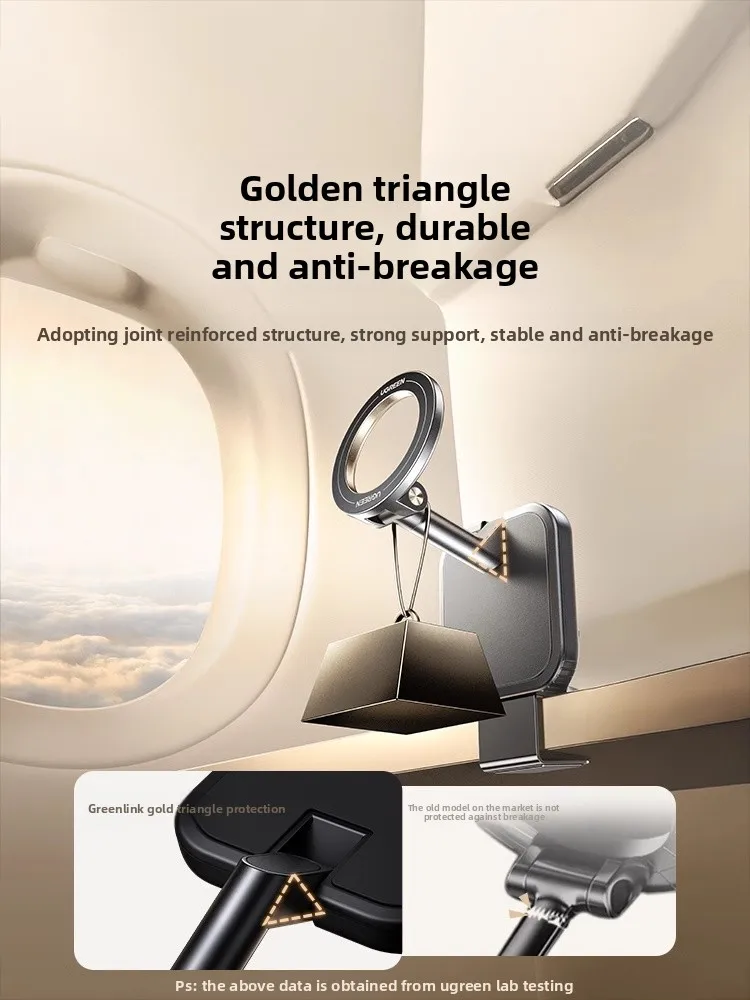 

Airplane UGREEN for iPhone Holder Stand for Desk Travel, Magnetic Folding Rotating Multi-Function Mobile Phone Stand