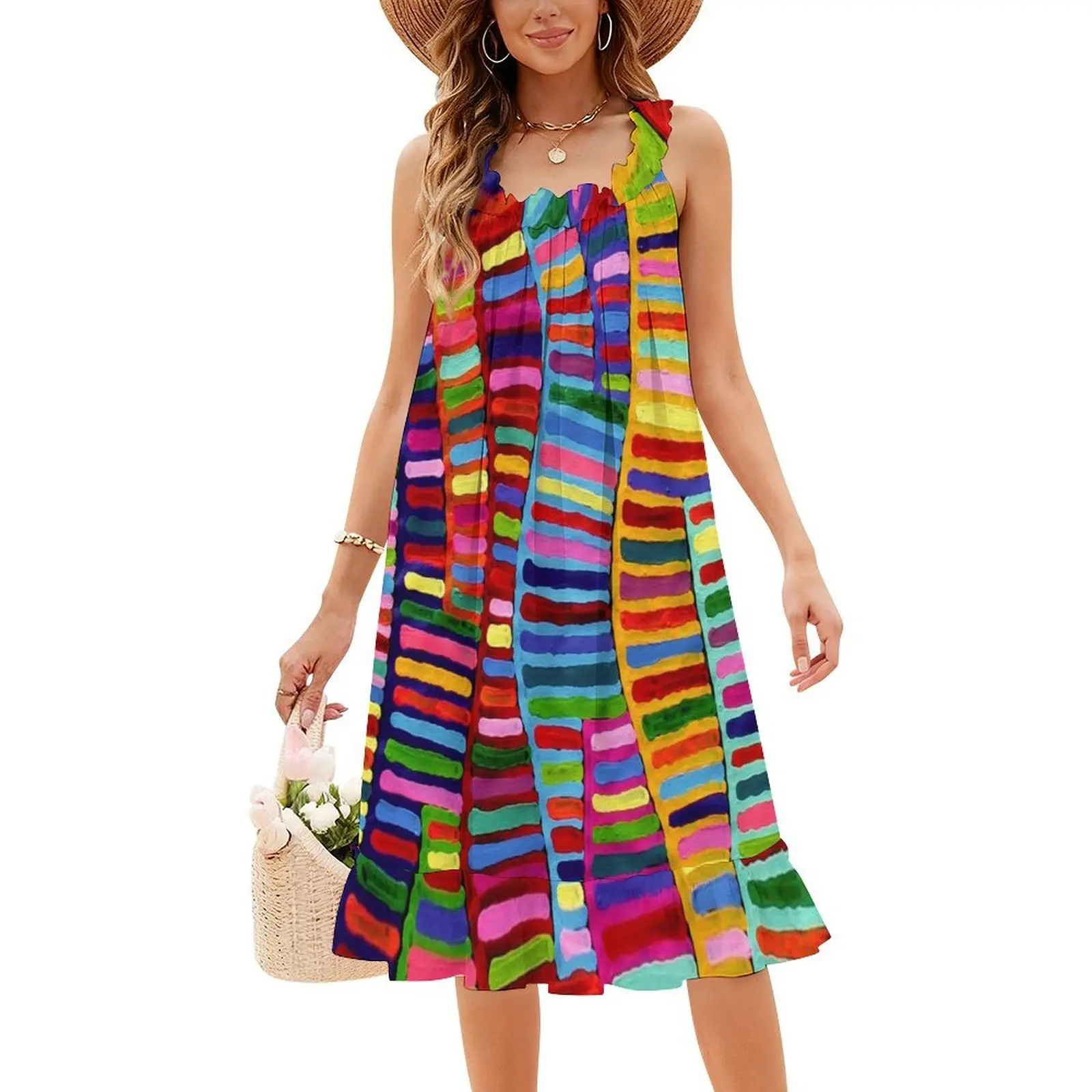 Robe de soirée pour femmes, Art aborigène australien, Streetwear, imprimé tendance, vêtements de Club pour femmes, Art aborigène