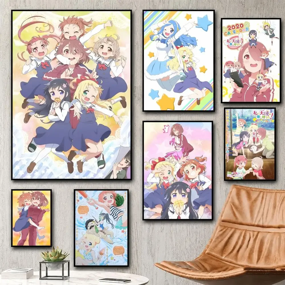 Aesthetic Wall Art Poster Trendy anime Wataten!: An Angel Flew Down to Me for Bedroom Dorm Room Home Decor Large Wall Picture