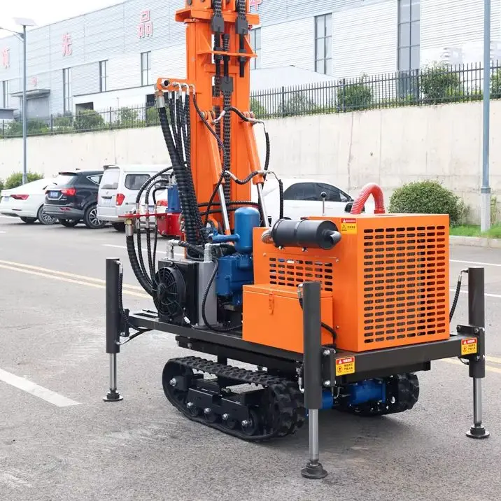 Customized High Torque Wheeled Rotary Rig 200M Strong Lifting Reliable Stable Deep Water Well Drilling Rig
