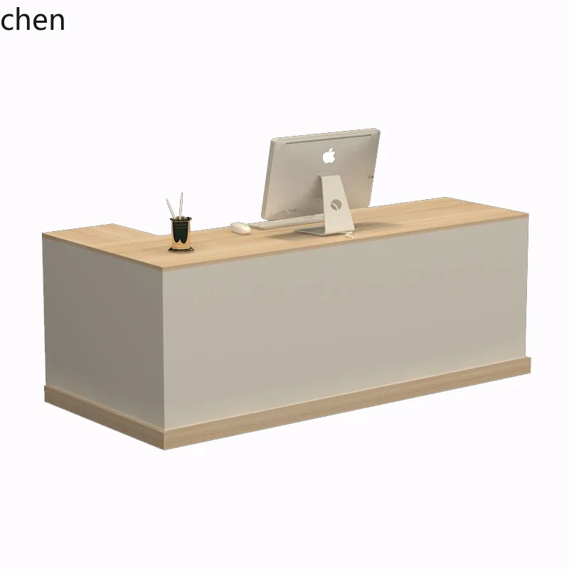 YXY Cashier Counter Simple Modern Clothing Store Beauty Salon Reception Desk Small Bar Table Company Front