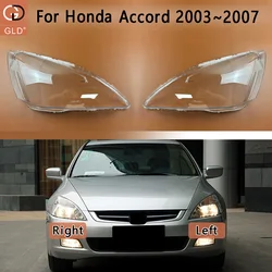 For Honda Accord 2003~2007 Headlight Cover Transparent Lampshade Lamp Case Headlamp Shell Plexiglass Replace Original Lens