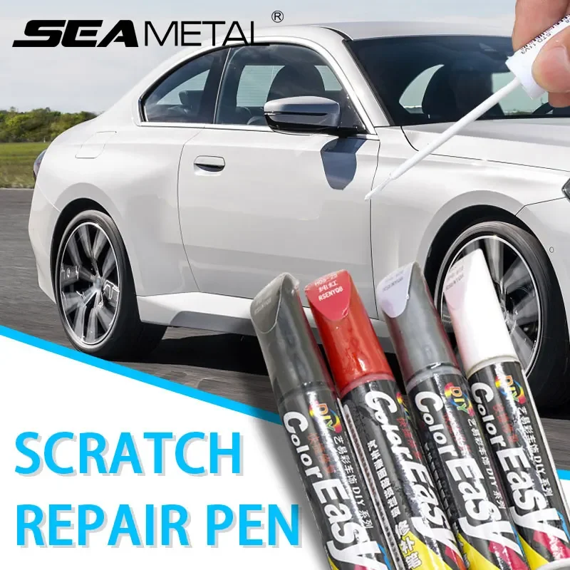 Auto repaint pen white Black Silver Red Scratch repair artifact, point paint repaint special genuine