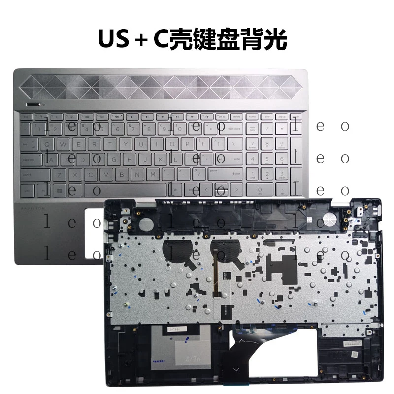 Suitable for HP Star 15 15-CS TPN-Q208 210 15-CW laptop C shell keyboard backlit palm rest