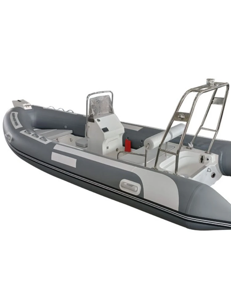 16ft Fiberglass RIB 480 Boat Hypalon/PVC Inflatable Boats With Outdoor Engine