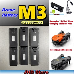 JHD M3 Drone Battery Original Lithium Rechargeable Batteries 3.7V 3200mah Li-po Battery For RC Quadcopter M3 Battery