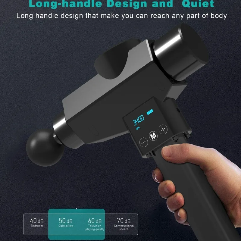 Fascia Gun Professional Event Muscle Recovery Relaxation Stroke 16 Thrust 45KG Deep Muscle Stimulator DMS