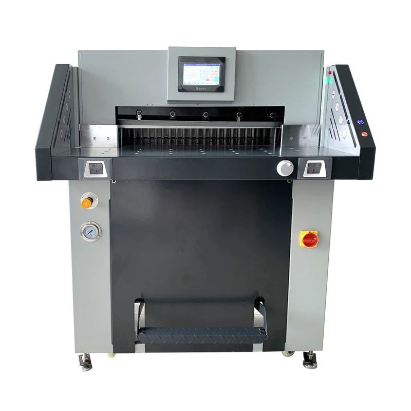 Automatic industrial knife type paper cutting machine, professional high-precision printing, finishing and cutting machine R7208