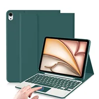 Funda para iPad Air 11 pulgadas M2 M3 2024 2025, Funda para tableta con teclado para iPad Air 5 Air 4th Gen, Funda para teclado de 10,9 pulgadas
