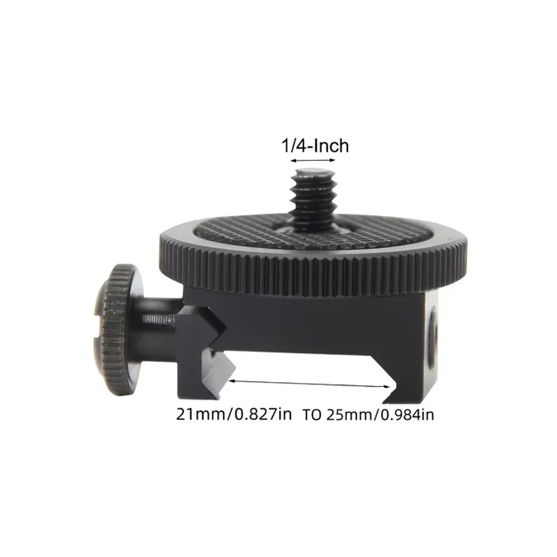Action Camera Smartphone Gun Holder mount With 1/4 Inch Thread, Suitable for 21-25 Mm Bases,for Hunting Toy Gun Accessories