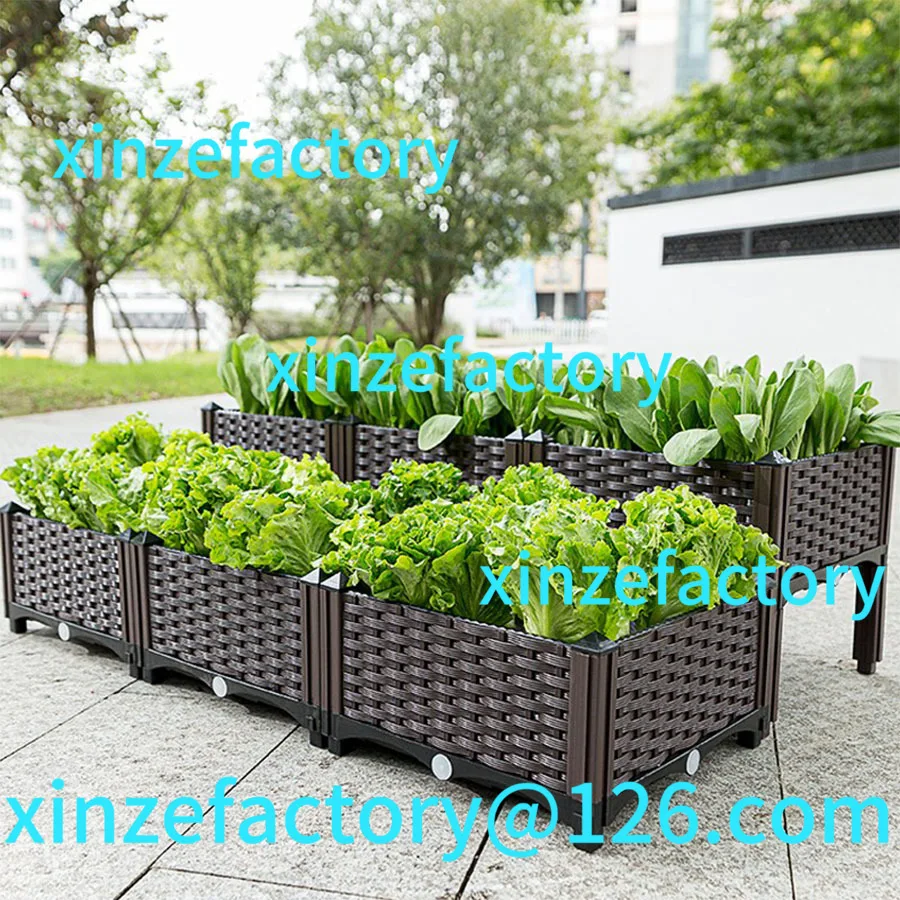 

Customizable Plastic Large Flower Pot Box For Vegetable Planting Home Garden Decoration Pots For Plants Outdoor