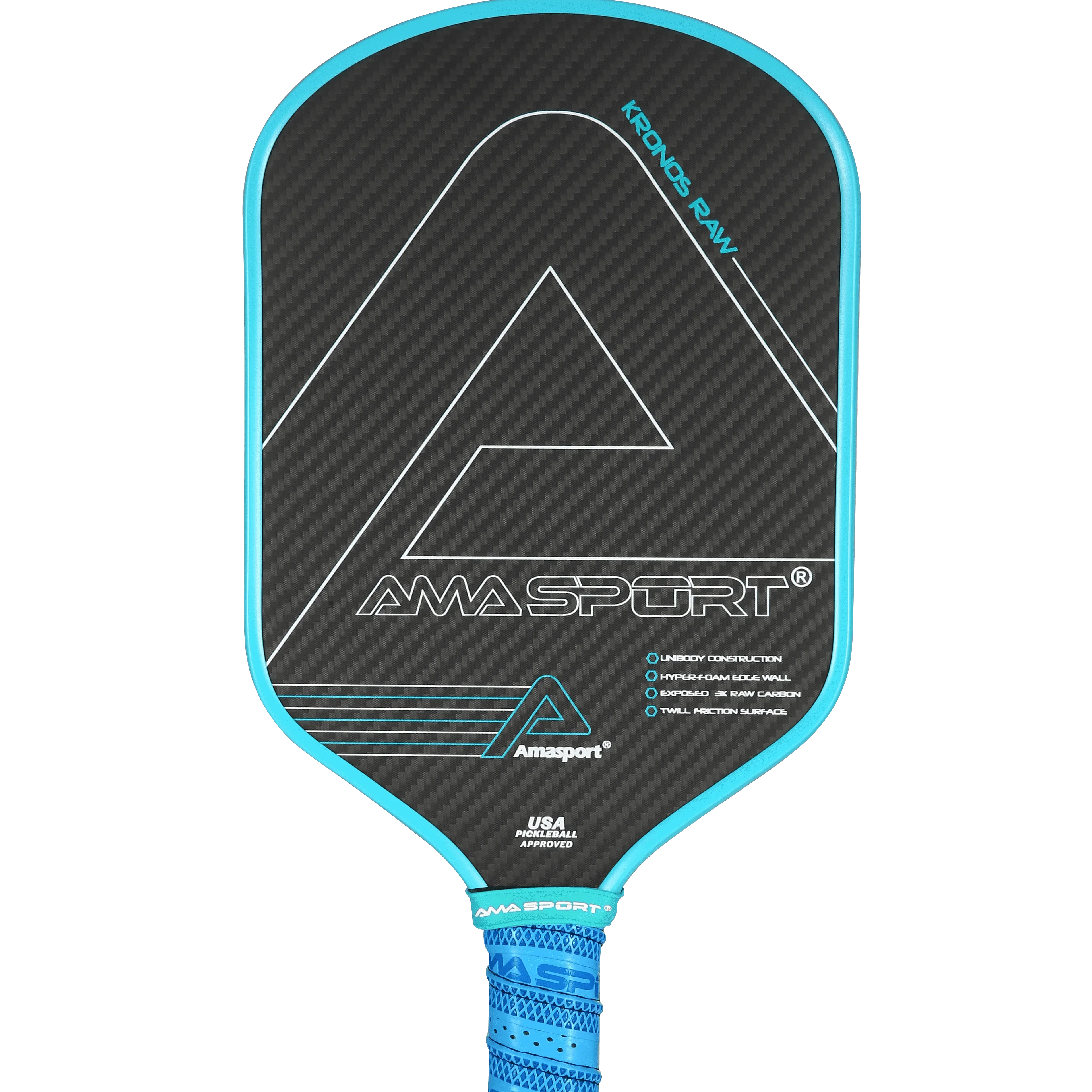 

Renowned Raw Carbon Fiber Friction Textured Surface Custom Paddle