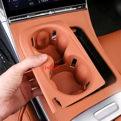 For Mercedes Benz C GLC E Class W206 X254 W214 Central Control Water Cup Anti Slip Silicone Protective Pad Interior Accessories