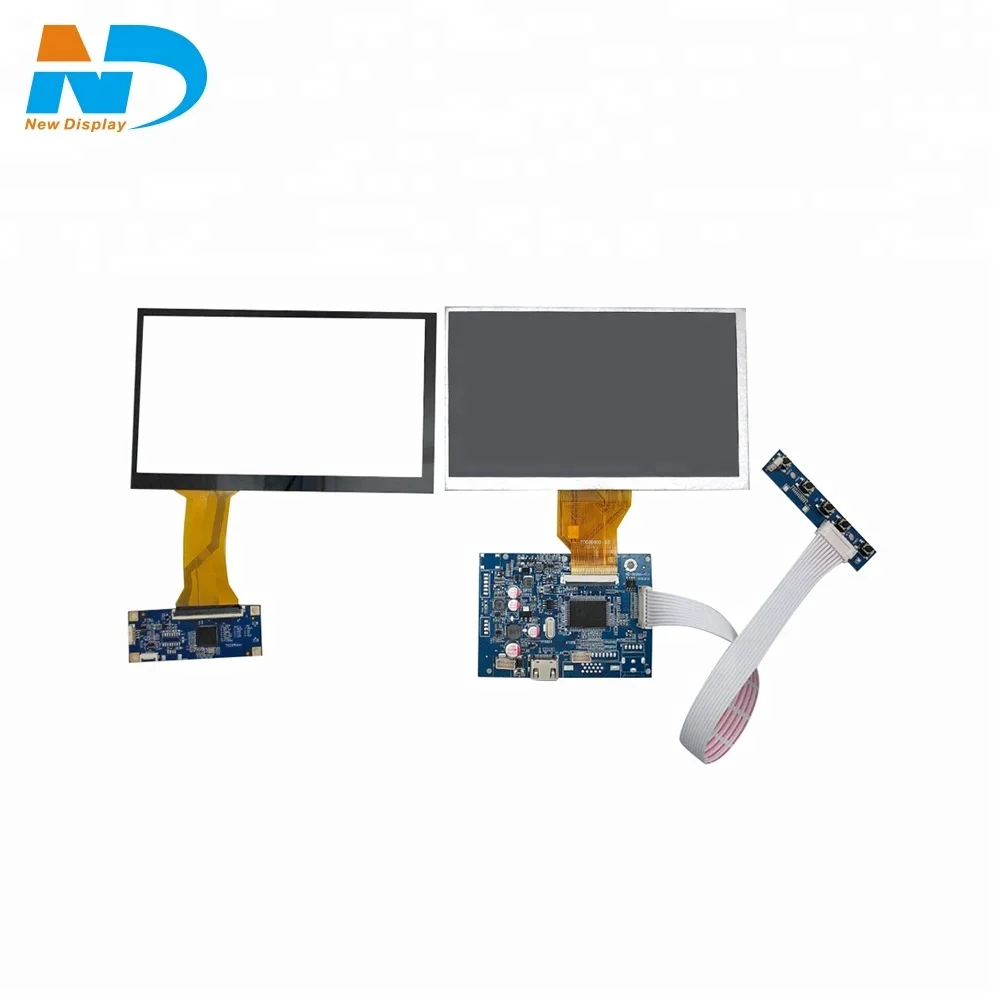7 Inch TFT LCD Display Module for Raspberry Pi 3 Capacitive Touch Screen (800x480 Resolution) USB Controller LED Backlight 350