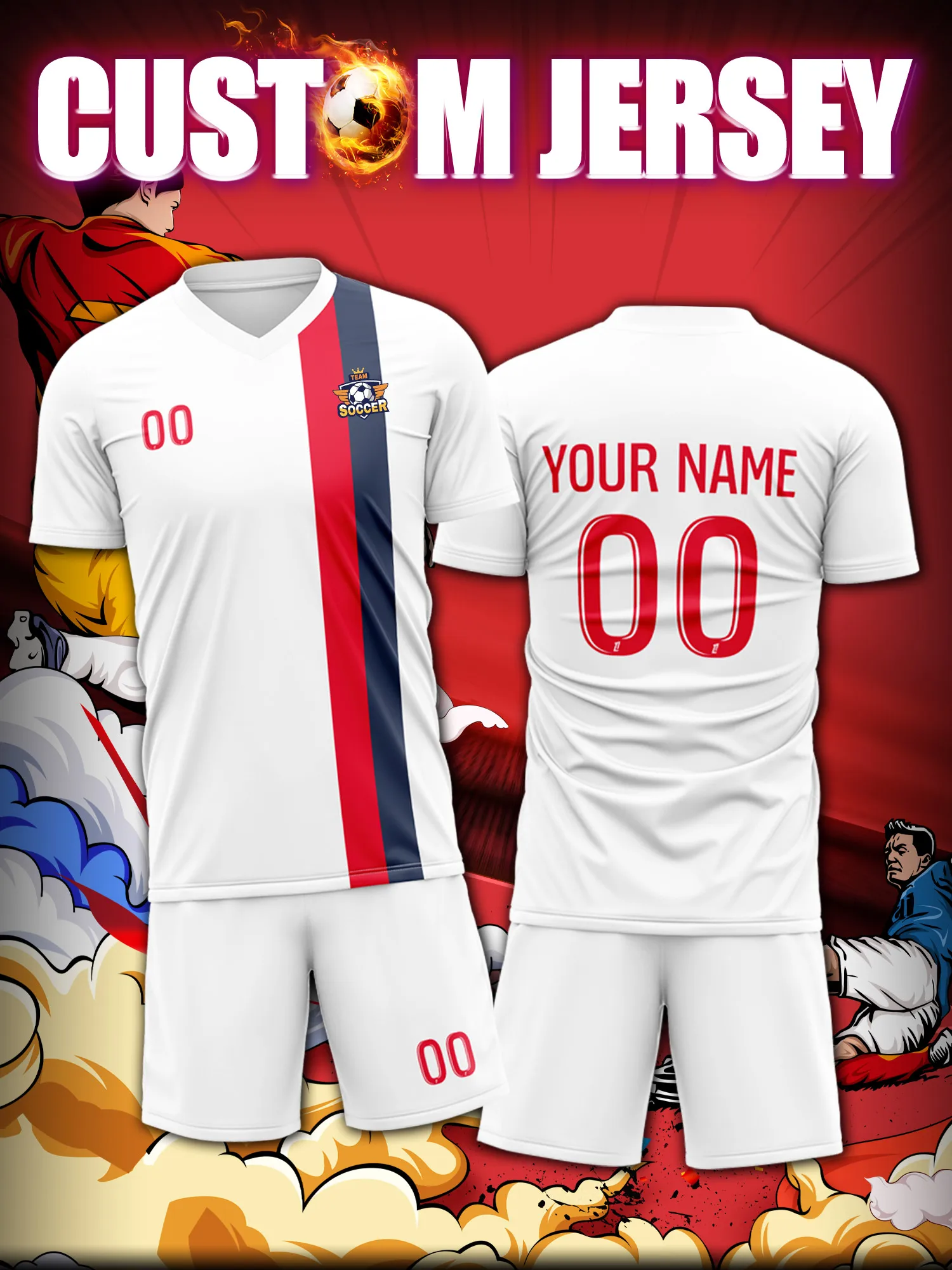 

Спортивные футболки с V-образным вырезом для мужчин и женщин 2026 года с индивидуальным нанесением имени и номера, быстросохнущие, модные, с технологией сублимации