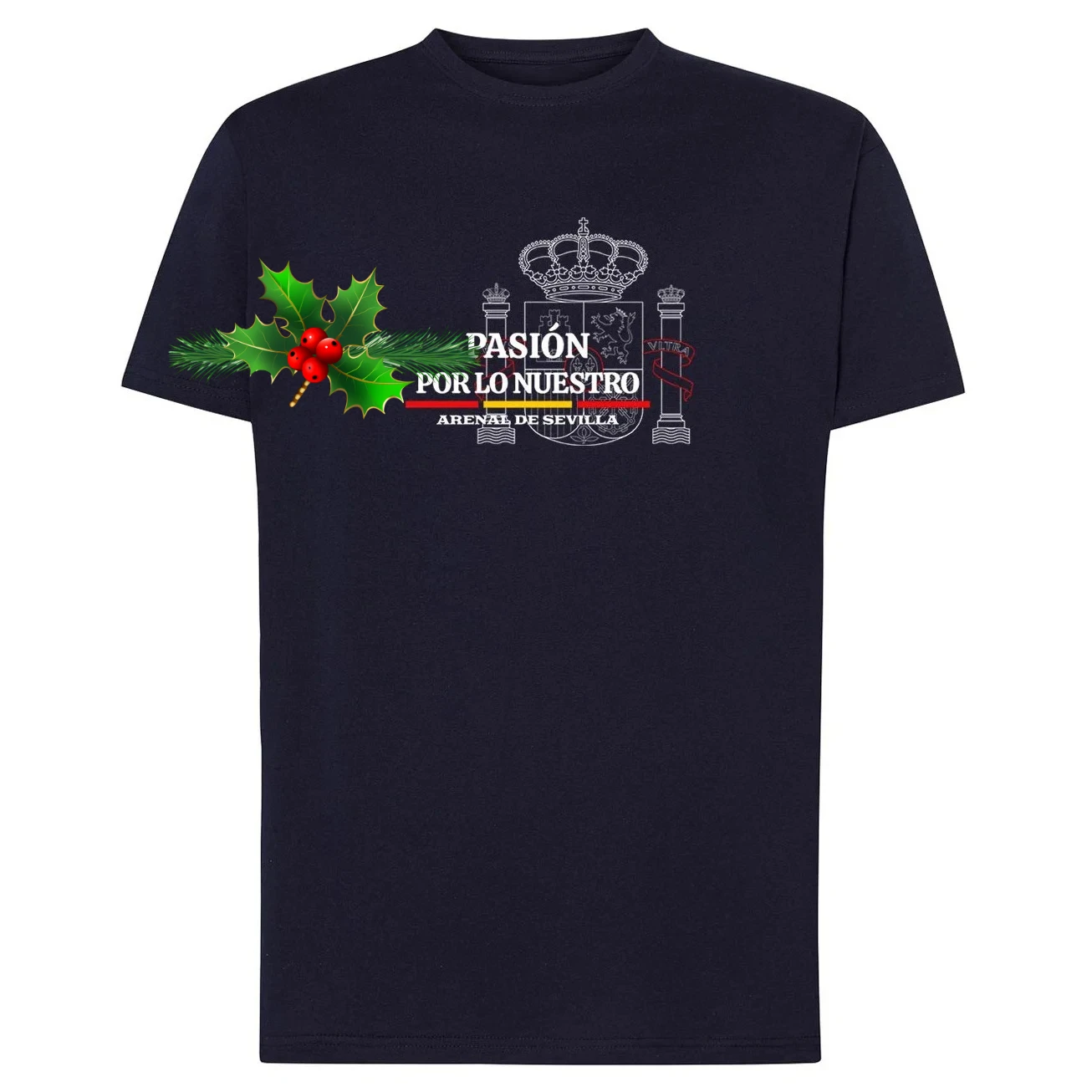 Spanish Coat of Arms Inscriptions T-Shirt 100% Cotton O-Neck Summer Short Sleeve Casual Mens T-shirt Size S-3XL