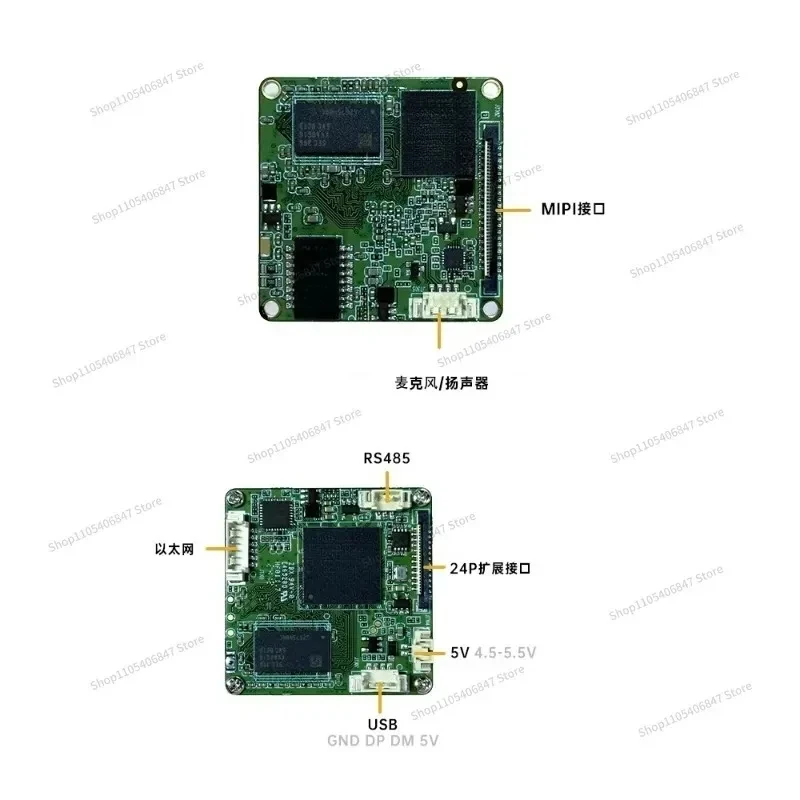 RV1126B-P Development Board 38 Core Mainboard IPC Access Control Solution