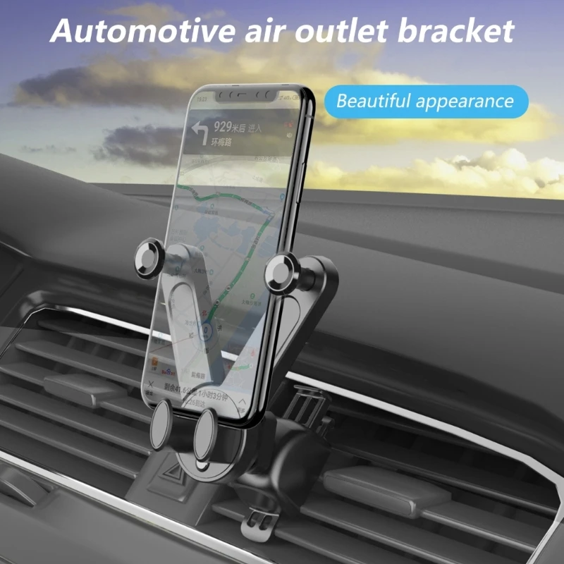 Telefonhalter für Lüftungsschlitze Auto, verbesserte Kfz-Handyhalterung für Smartphone-Navigation,