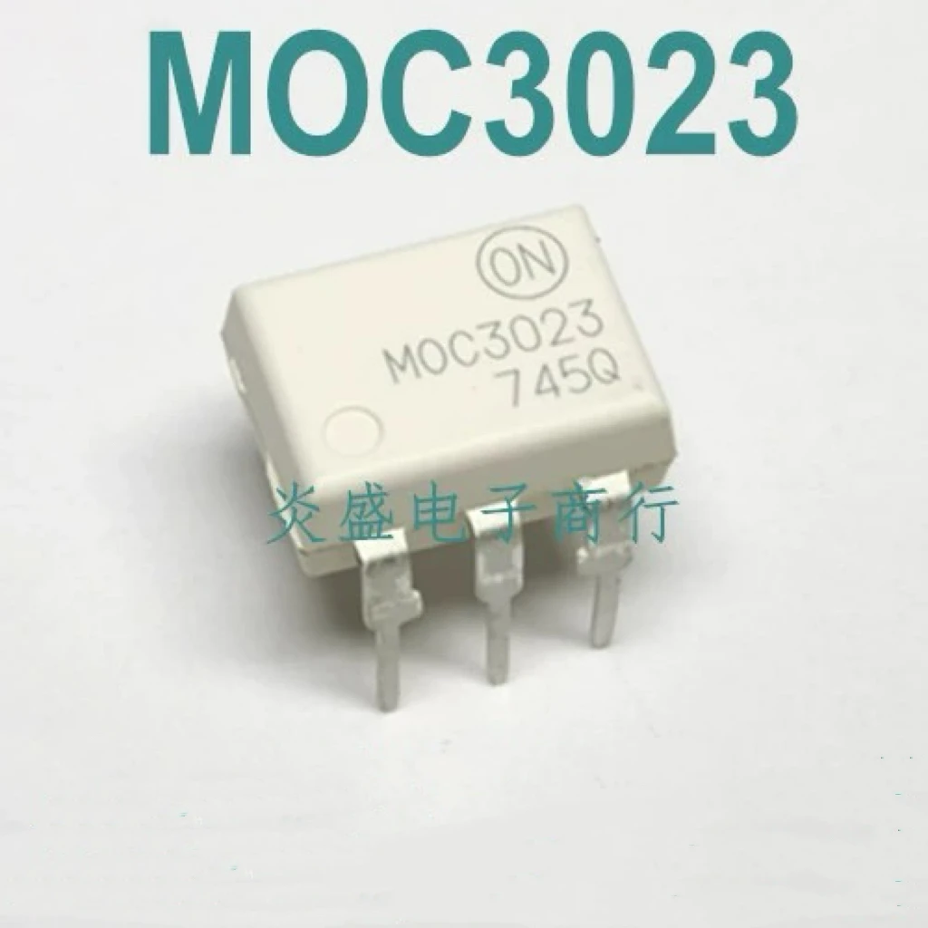 【10PCS】MOC3023 original imported optocoupler direct insertion DIP6 three terminal bidirectional thyristor coupler