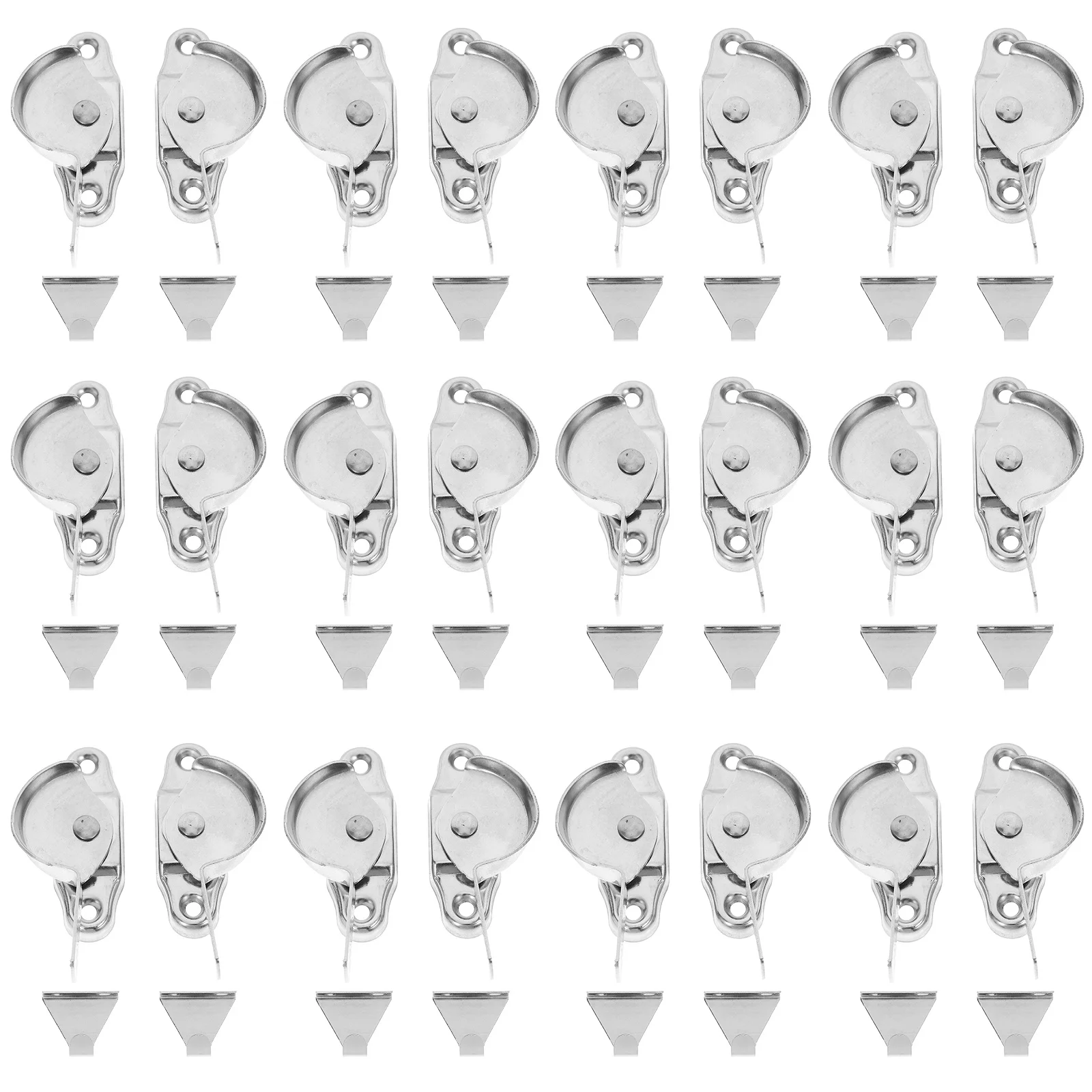 

12 set Crescent Window Lock Stainless Steel Anti-Theft Hardware For Home Security Durable Door Install