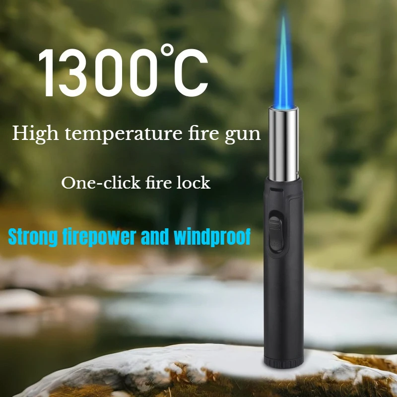 

Open Fire Gun Hardware Welding Large Capacity Spray Gun Inflatable Windproof Cigar Welding Gun Outdoor Camping Barbecue Igniter