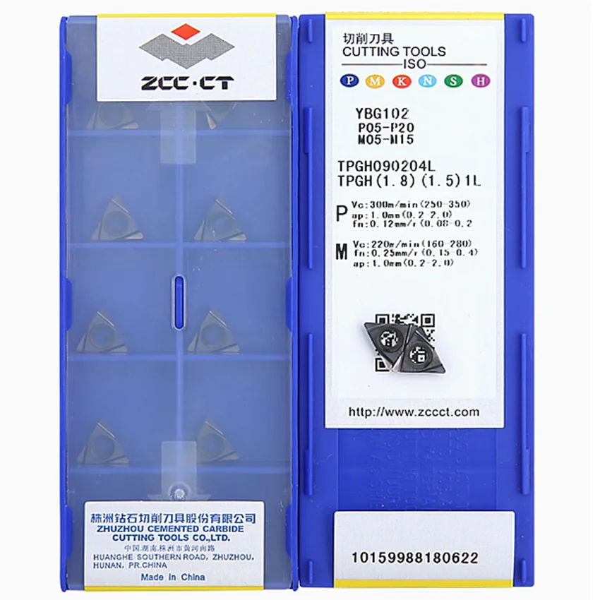 

TPGH090202L YNG151/TPGH090204L YNG151/TPGH090202L YBG102/TPGH090204L YBG102 ZCC.CT CNC carbide inserts turning tools 10pcs/box