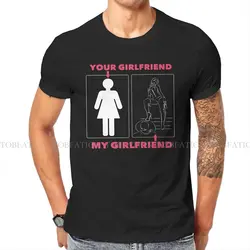 My Girlfriend  TShirt For Men BDSM Hentai Sexy Clothing Fashion T Shirt Comfortable Print Fluffy