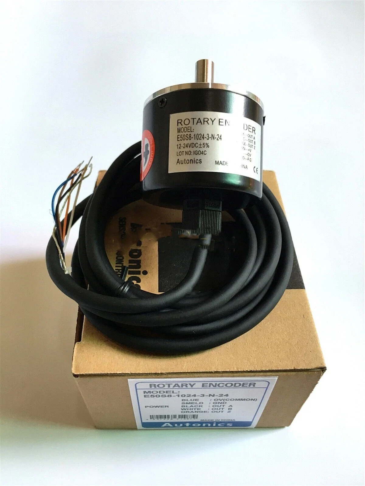 E50S8-1024-3-N-24 - 50 mm Incremental Rotary Encoder