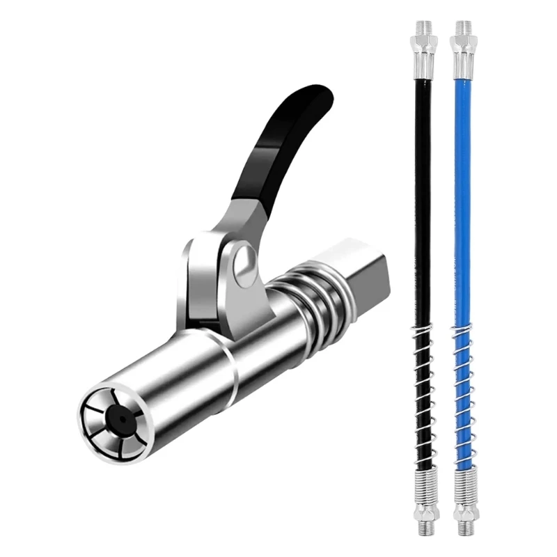 Y1UB Efficient Grease Guns Nozzle with Quick Connection Design for M6 to M14 Nipples Easy Installation Precise Application