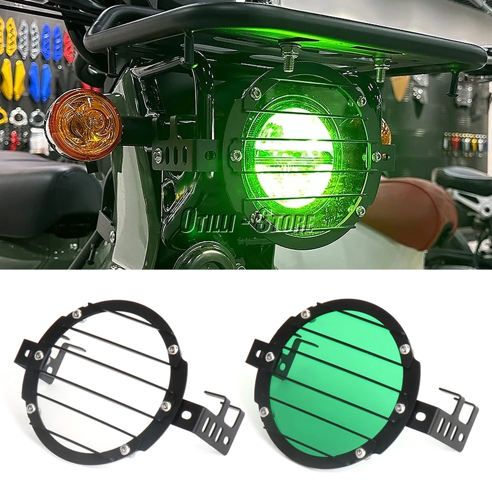 

2 Colors For Honda CROSS CUB CC 110 Cross Cub CC110 2023 2024 Headlight Protection Head Lamp Light Grille Guard Cover Protector