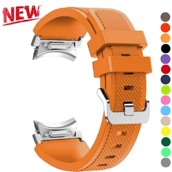 NO Gaps Silicone Strap for Samsung Galaxy Watch 6 Classic 47mm 43mm 4/5/6/7 44mm 40mm Quick Fit Sports Band for Galaxy 5pro 45mm