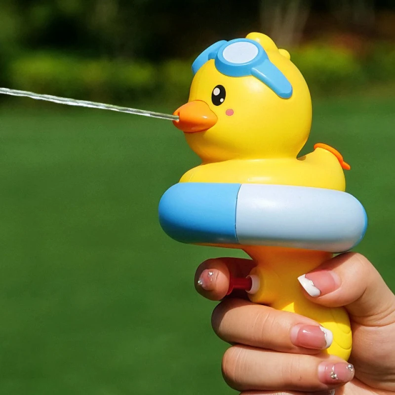 장난스러운 미니 오리 물총, 어린이 목욕 장난감 및 여름 해변 물총