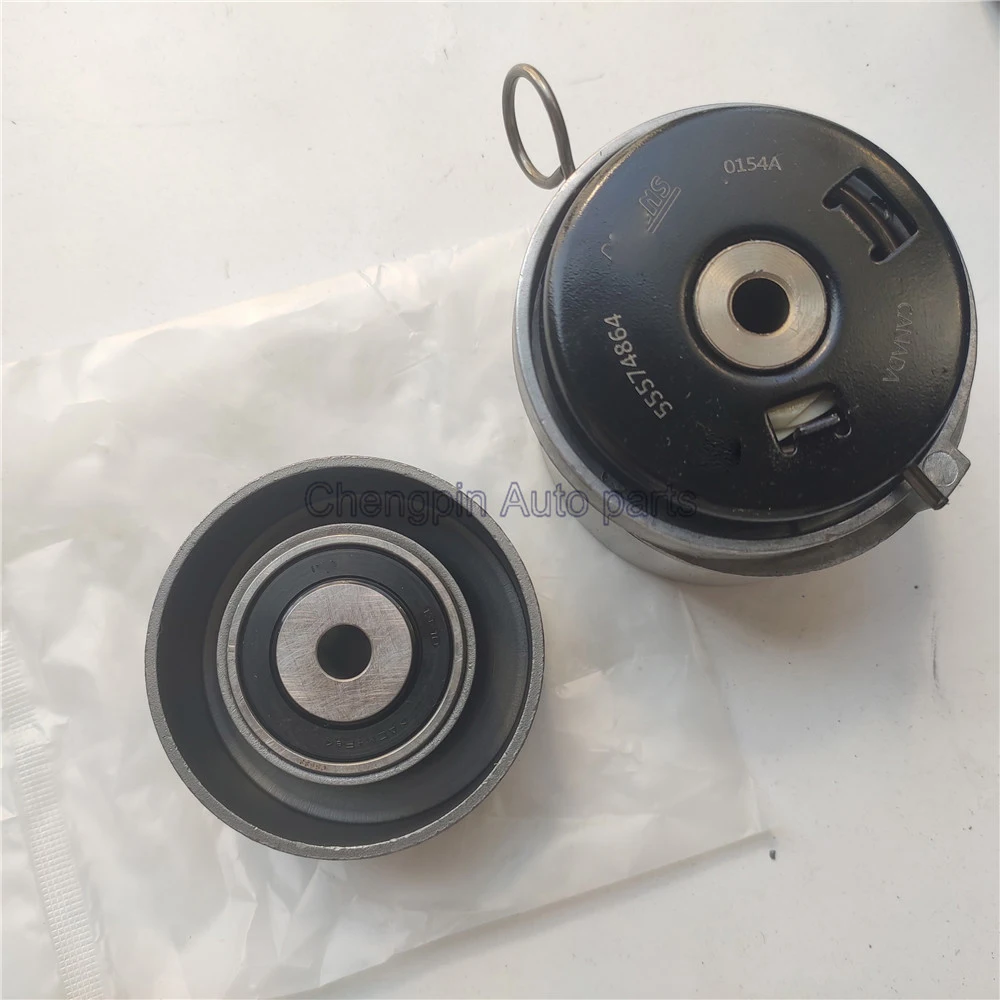 Satu set Timing Belt Kit Tensioner OEM #55574864 24436052 Pulley Idler untuk Chevrolet Cruze Sonic Epica Buick Regal