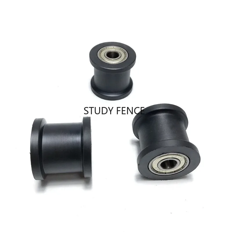 1pc Black Nylon Bearings H-type Black Bearing Inner Diameter 10mm Large Outer Diameter 39mm Household Hardware Accessories