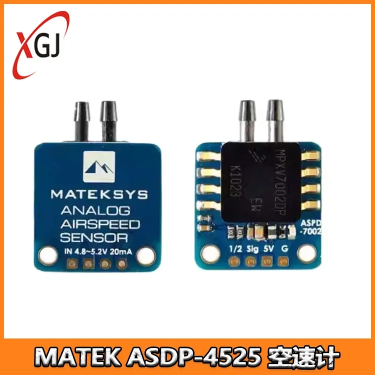 Controlador de vuelo Sensor medidor de velocidad del aire para Matek ASDP-4525 F4 F722 765 Wing INAV FPV Drone avión UAV avión de ala fija