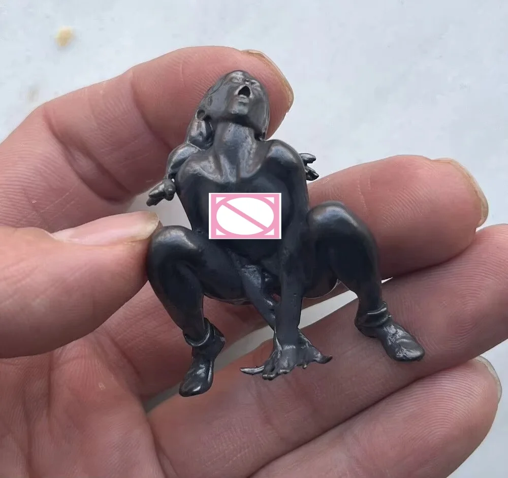 Messing nackte sexy Mädchen Statue Kunst Schönheit Modell Figur Dekor Kunstwerk