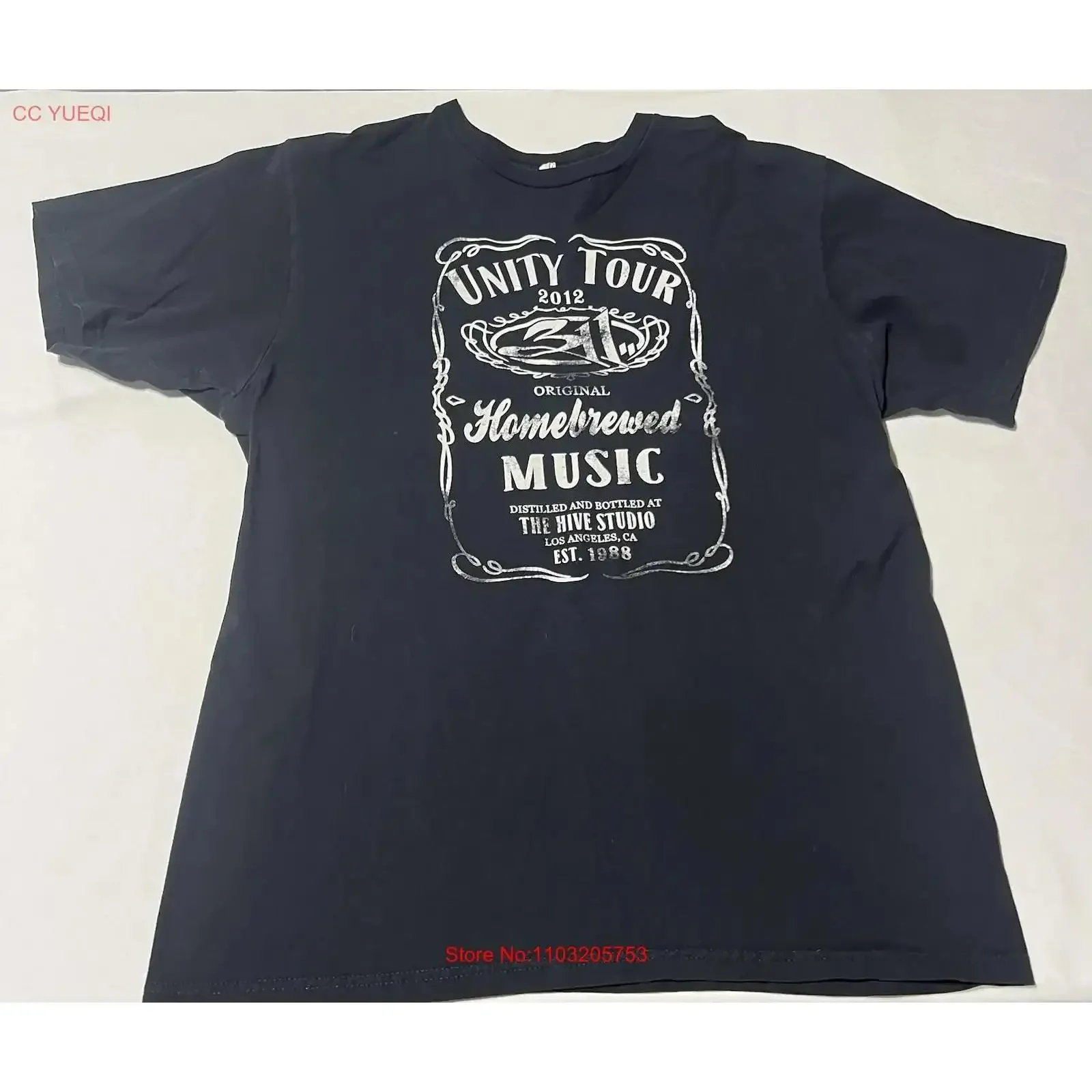 2012 Unity Tour 311 الفرقة الحفل تي شيرت حجم كبير Homebound الموسيقى خمر غسلها مصمم الأزياء الملابس أوم خمر #1