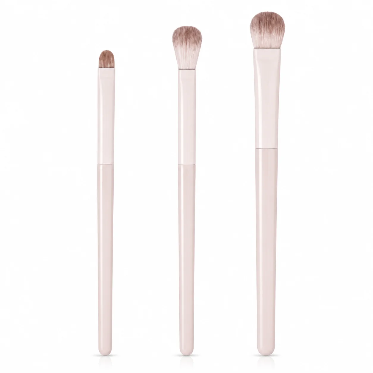 Professional 3PCS Eye Makeup Brush Set – Eyeshadow Blending & Detail Brushes, Soft Skin-Friendly Bristles for Flawless Eye Makeu