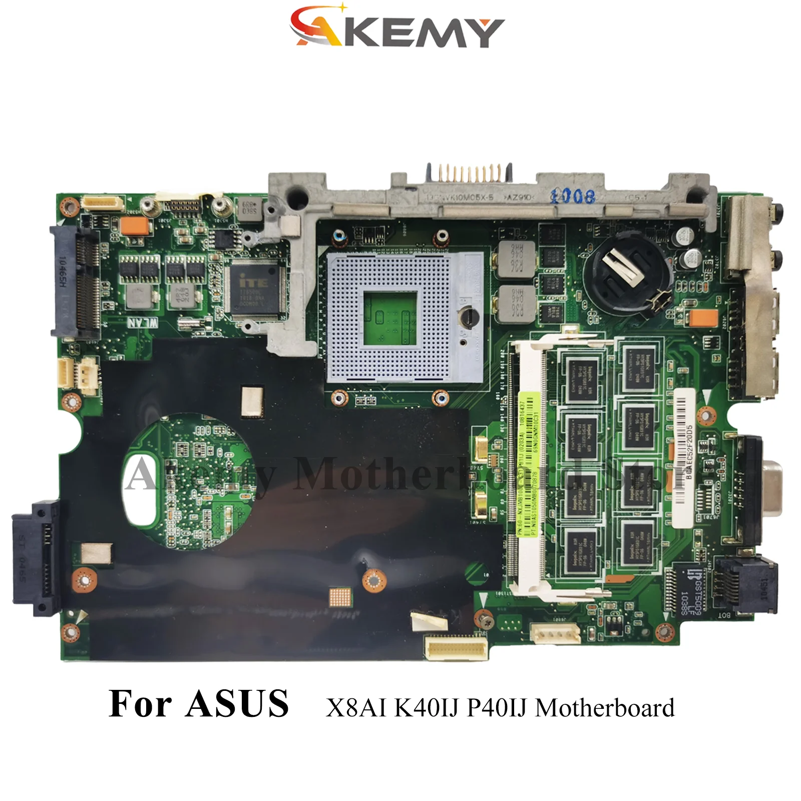 

K40IJ Laptop Motherboard For ASUS K40I K40IE K40IJ X8AI K40IN K40ID Notebook Mainboard 100% tests OK fast shipping Top quality