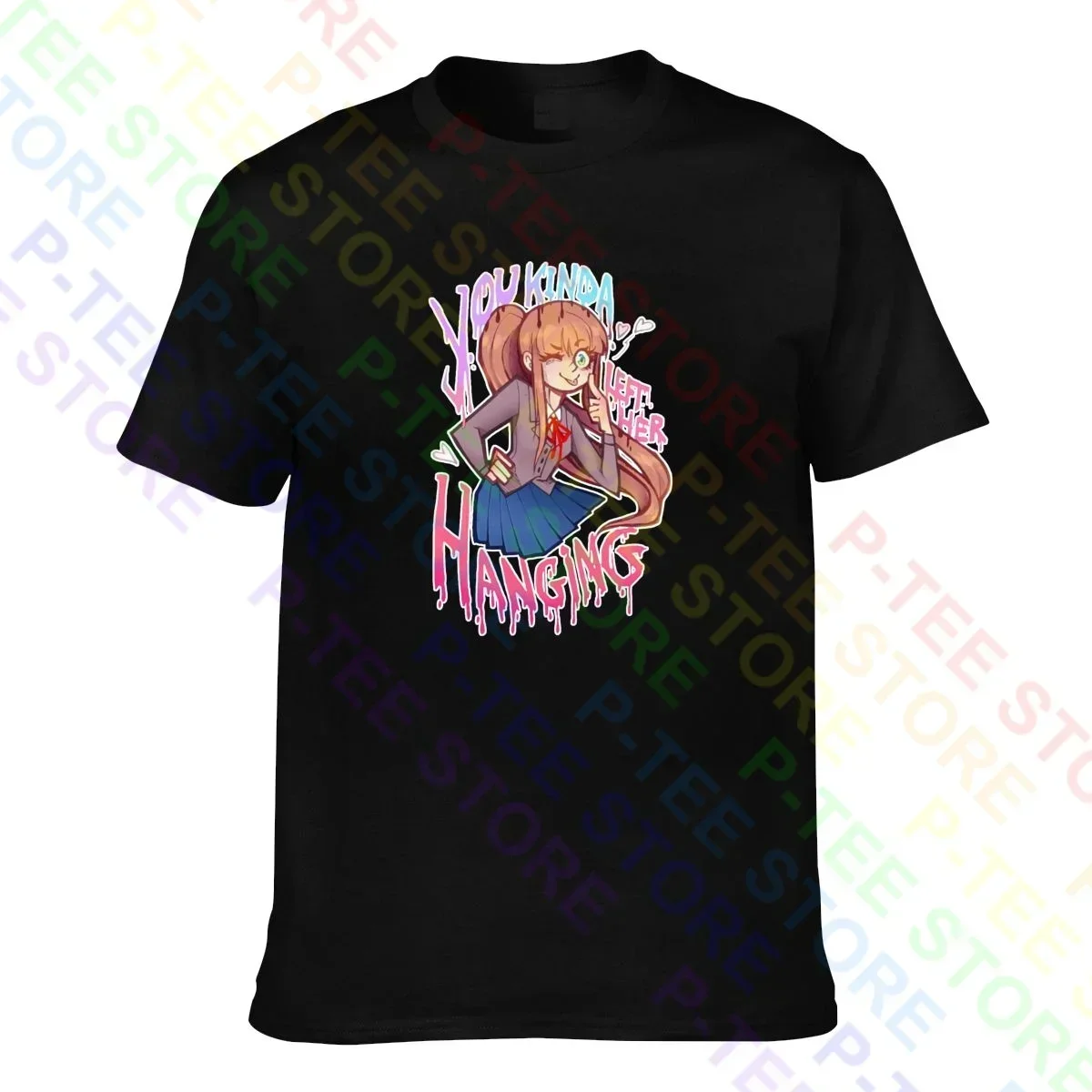 تي شيرت Ddlc Monika تي شيرت جديد فريد من نوعه ملابس الشارع