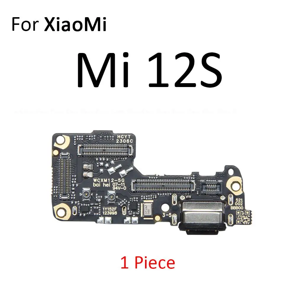 Power Charger Dock USB Charging Port Plug Board Microphone Mic Flex Cable For Xiaomi Mi 13 Lite 12 12S 12T 12X Pro Ultra