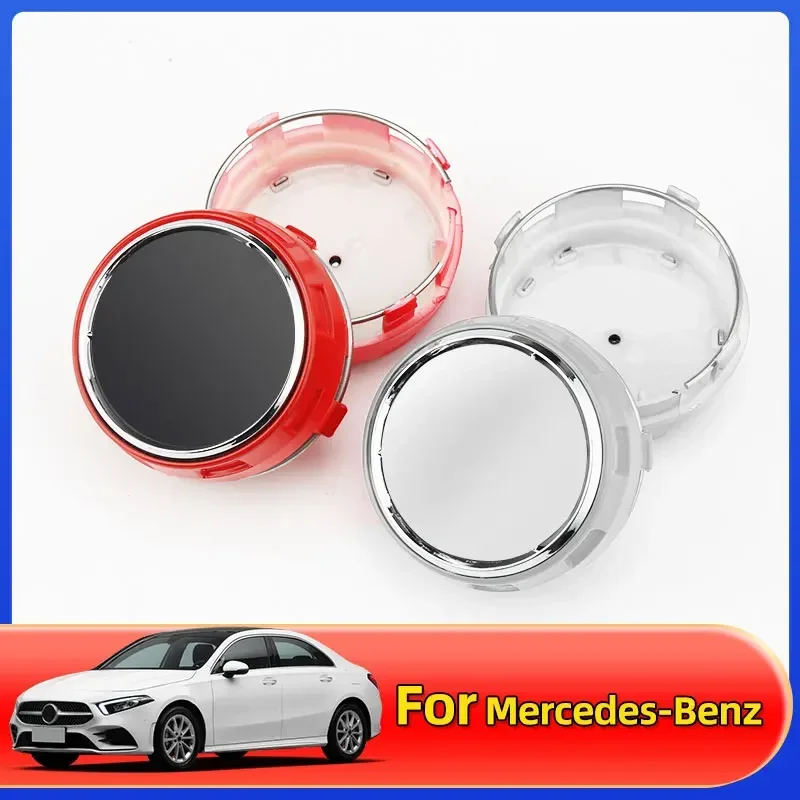 

4pcs/lot 75mm A0004000900 Car wheel Hub Cap Emblem badge logo for Mercedes Benz AMG C43 C63 E43 E53 E63 W205 W213 Accessories