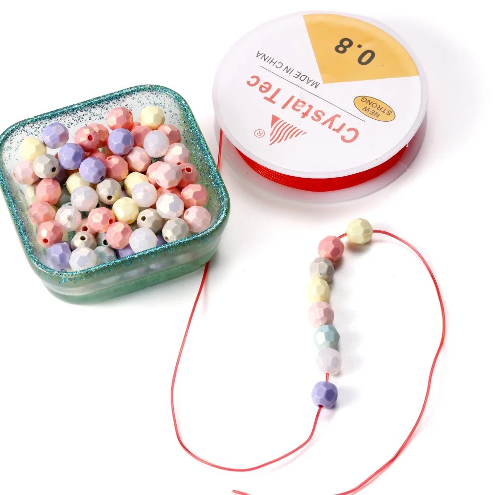 5.5m/Pcs Hot Selling Transparent Color Elastic Thread Crystal Thread Jewelry DIY Jewelry Accessories Bead Practical Material