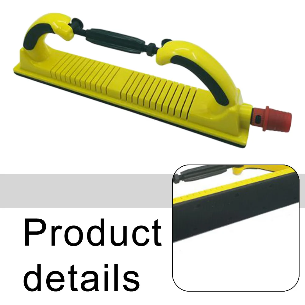 Yellow Black Adjustable Hand Board Adjustable Sanding Automotive Sanding Tool Compatible With 70mm Sandpaper For Automotive