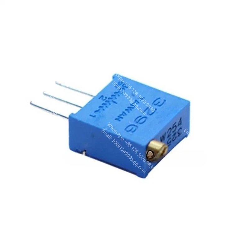 Potenciômetro Trimmer Multivoltas de Alta Precisão 3296W 50 100 200 500 1K 2K 5K 10K 20K 50K 100K 200K 500K 1M ohm - Resistor Variável