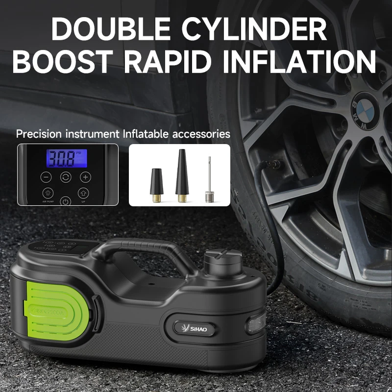 

SIHAO 12V 5T Электрический автомобильный домкрат Гидравлический автомобильный домкрат со встроенным надувным насосом Светодиодный автомобильный домкрат для внедорожника MPV Грузовик Изменение шин